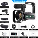 Video Camera, 4K Camcorder