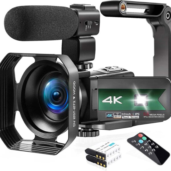 Video Camera, 4K Camcorder